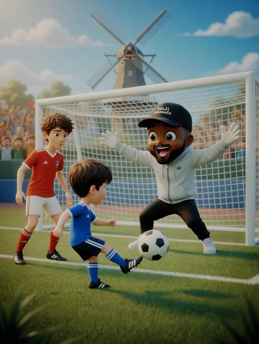 Arnaud Lukunku træner børn og unge