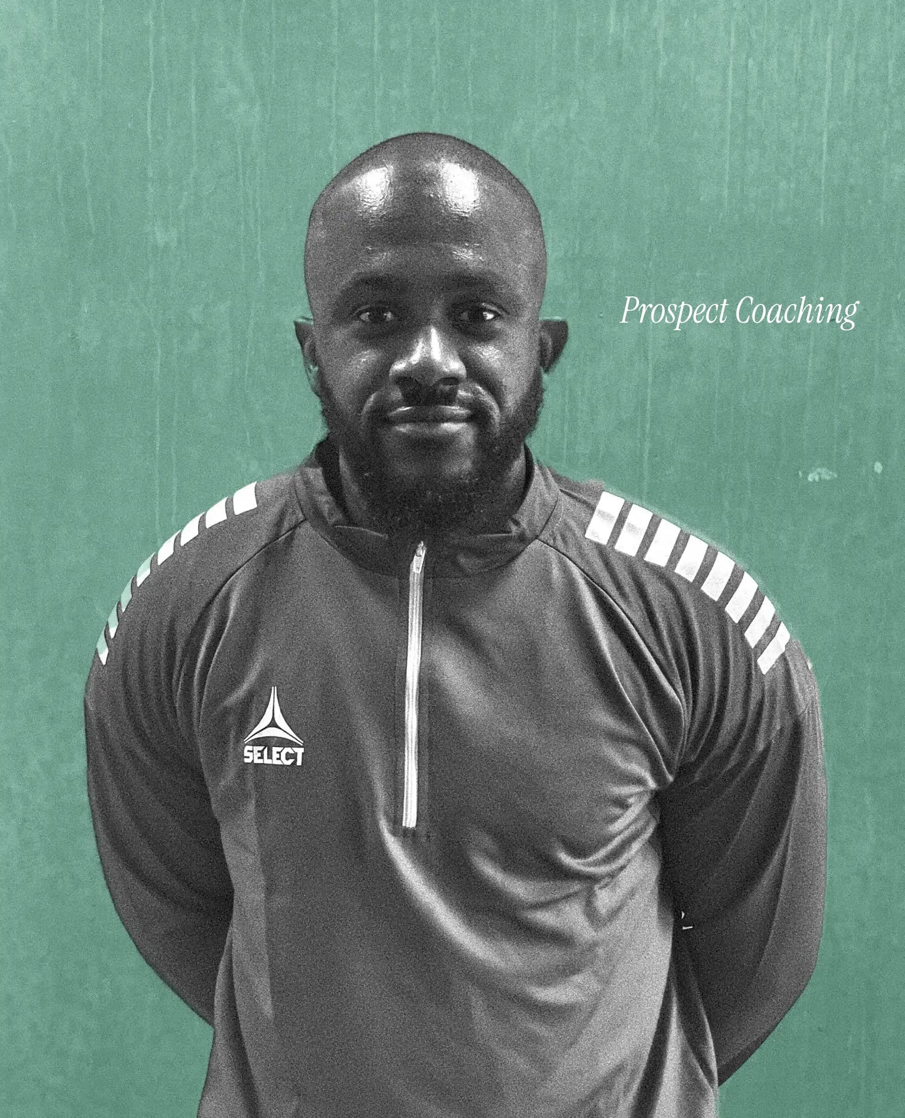 Arnaud Lukunku på banen under træning